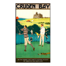 Vintage Scotland Golf Poster