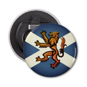 Vintage Scotland Party, Scottish Flagga, Rampant Flasköppnare