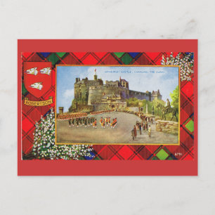 Vintage Scotland, Robertson, Edinburgh castle Vykort
