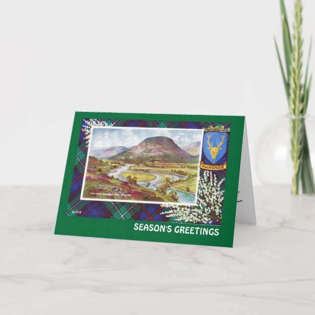 Vintage Scotland, Säsonhälsningars, Mackenzie Helgkort (Framsida)