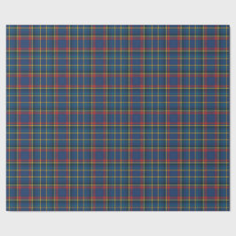Vintage Scottish Plaid in Red & Blue Presentpapper