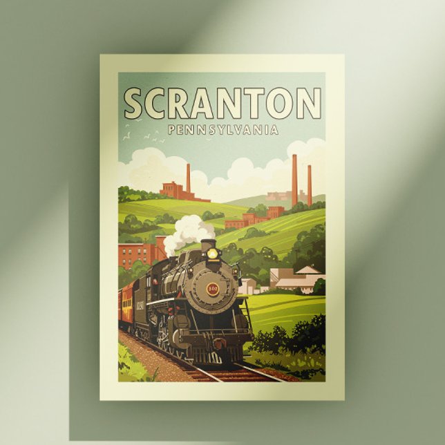 Vintage Scranton Pennsylvania Vykort (Skapare uppladdad)