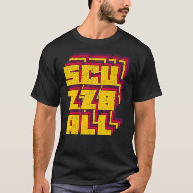 Vintage Scuzzball T Shirt (Framsida)
