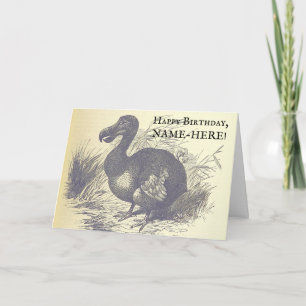 Vintage Se Dodo Bird Day Greeting Card Kort