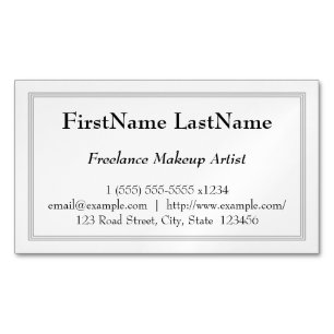 Vintage Se Freelance Makeup Artist Magnetiska Visitkort