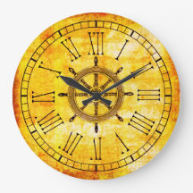 Vintage Se Nautical Fraktass Wheel Roman Numeral