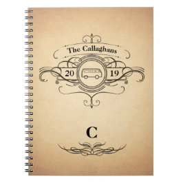 Vintage Se Van Travel Journal Anteckningsbok