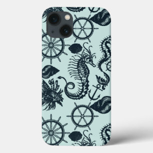Vintage Sea Animal Mönster