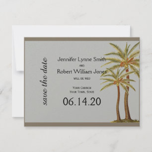 Vintage Sea Animals Beach Wedding - Spara datum Datumet