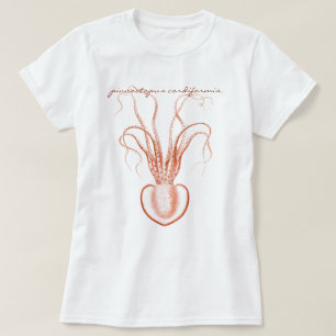 Vintage Sea Life Scientific Oceanography Octopus Tee Shirt