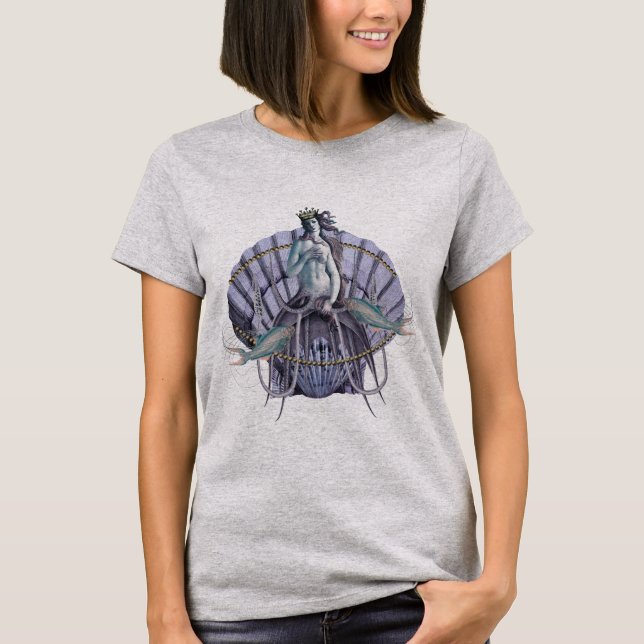Vintage Sea Witch Collage T Shirt (Framsida)