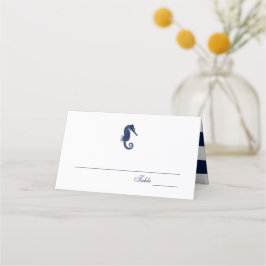 Vintage Seahorse | Nautisk Bröllop Placeringskort