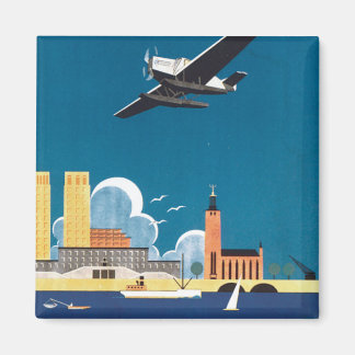 Vintage Seaplane Magnet