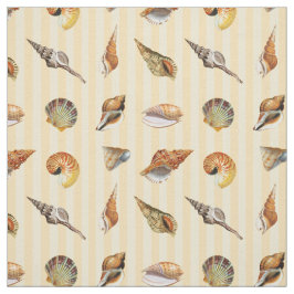 Vintage Seashell Fabric Sand Rand Tyg