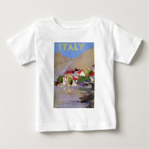 Vintage Seaside Village Italien Turism Tee