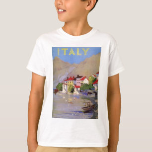 Vintage Seaside Village Italien Turism Tee Shirt
