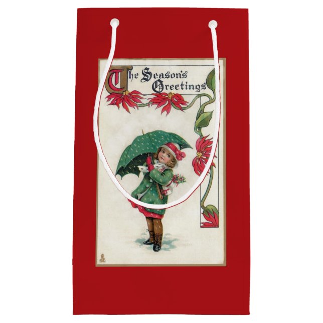 Vintage Season's Greetings Girl (Framsidan)