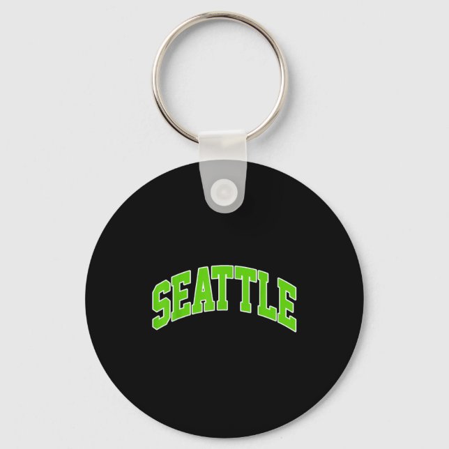 Vintage Seattle skolanda gå Nyckelring (Framsida)