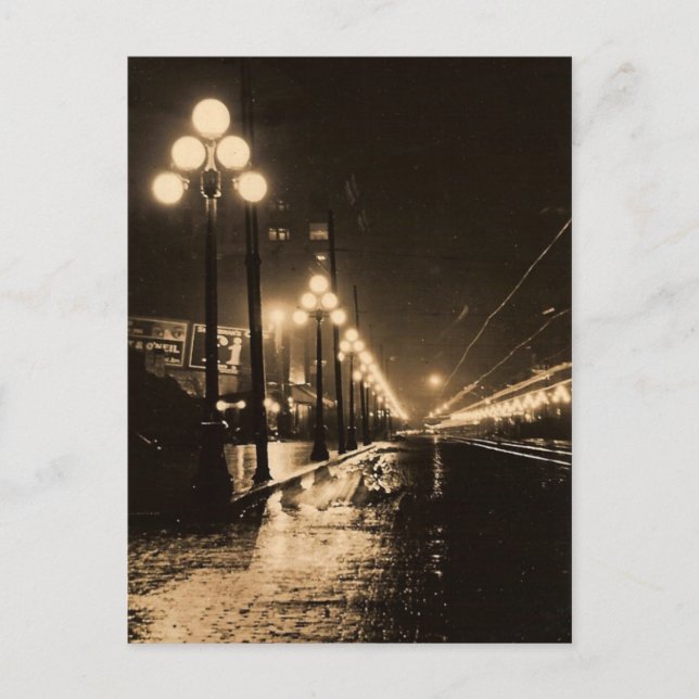 Vintage Seattle Vykort (Framsida)