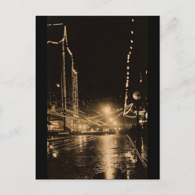 vintage Seattle Vykort (Framsida)