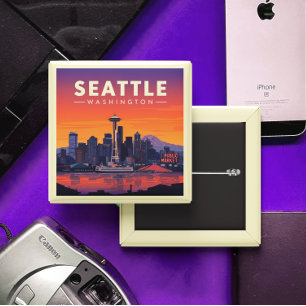 Vintage Seattle Washington Knapp