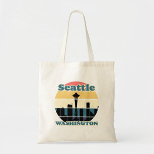Vintage Seattle Washington Tygkasse