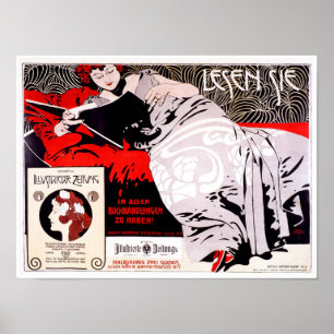 Vintage Secession Austria Poster: Kolo Moser Poster