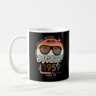 Vintage sedan 1959 kaffemugg