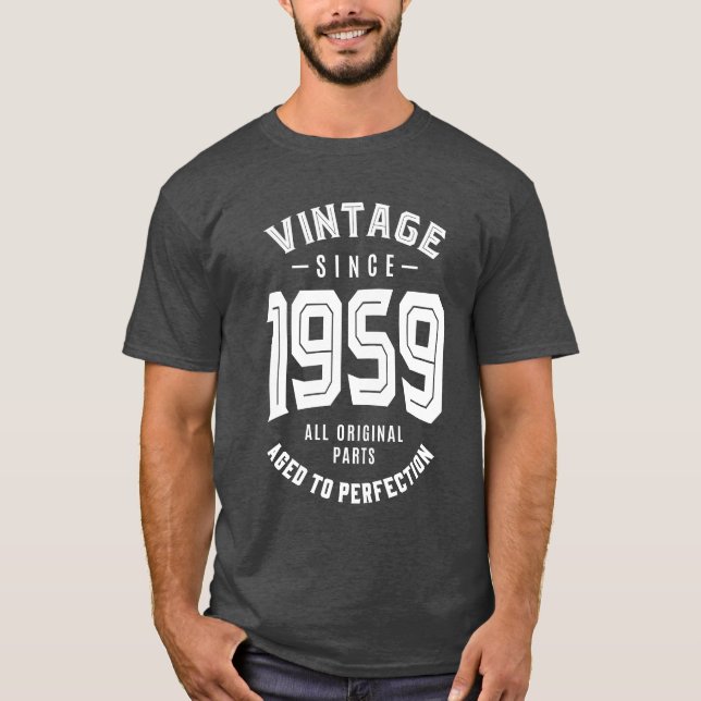 Vintage sedan 1959 t shirt (Framsida)