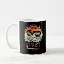 Vintage sedan 1961 kaffemugg