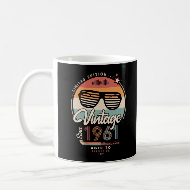 Vintage sedan 1961 kaffemugg (Vänster)