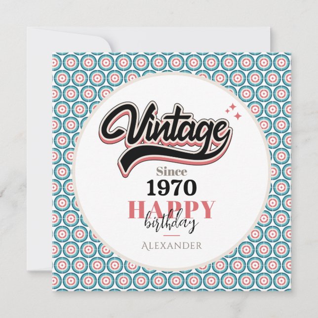 Vintage sedan - 1970 (Framsida)