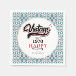 Vintage sedan - 1970 pappersservett