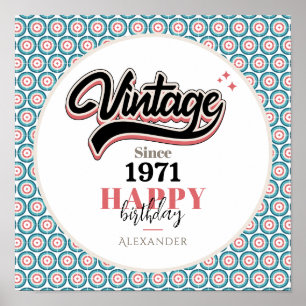 Vintage sedan - 1971 poster