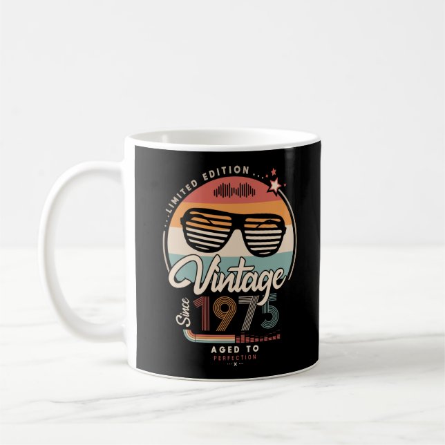 Vintage sedan 1975 kaffemugg (Vänster)
