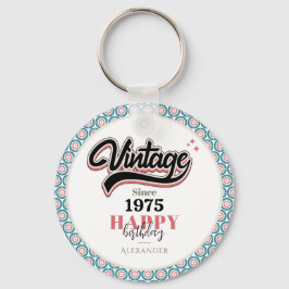 Vintage sedan - 1975 nyckelring