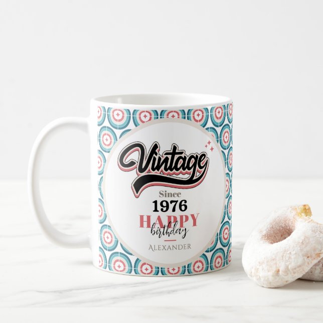 Vintage sedan - 1976 kaffemugg (Med munk)