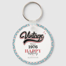 Vintage sedan - 1976 nyckelring