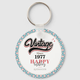 Vintage sedan - 1977 nyckelring