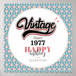 Vintage sedan - 1977 poster