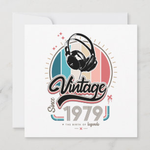 Vintage sedan 1979 års hörlurar
