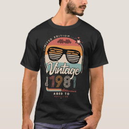 Vintage sedan 1981 t shirt