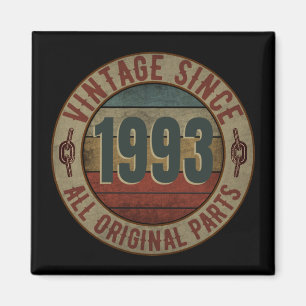 VINTAGE SEDAN 1993 ALLA ORIGINALDELAR. MAGNET