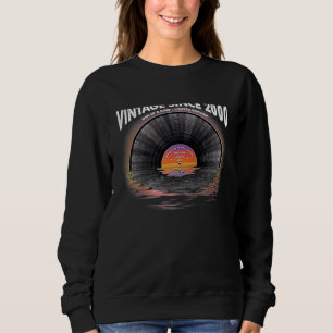 Vintage sedan 2000 Retro Disco Musik Vintage Vinyl T Shirt