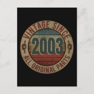 VINTAGE SEDAN 2003 ALLA ORIGINALDELAR. VYKORT