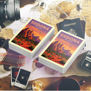 Vintage Sedona Arizona Casinokort