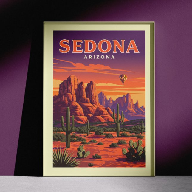 Vintage Sedona Arizona Poster (Skapare uppladdad)