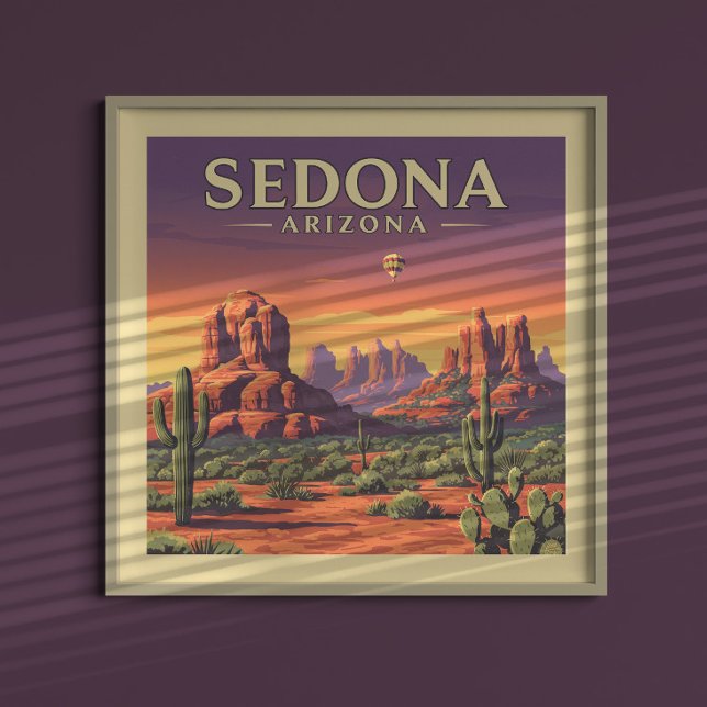 Vintage Sedona Arizona Poster (Skapare uppladdad)