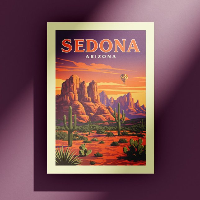 Vintage Sedona Arizona Vykort (Skapare uppladdad)