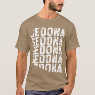 Vintage Sedona Vacation Shirt Arizona State Geogra T